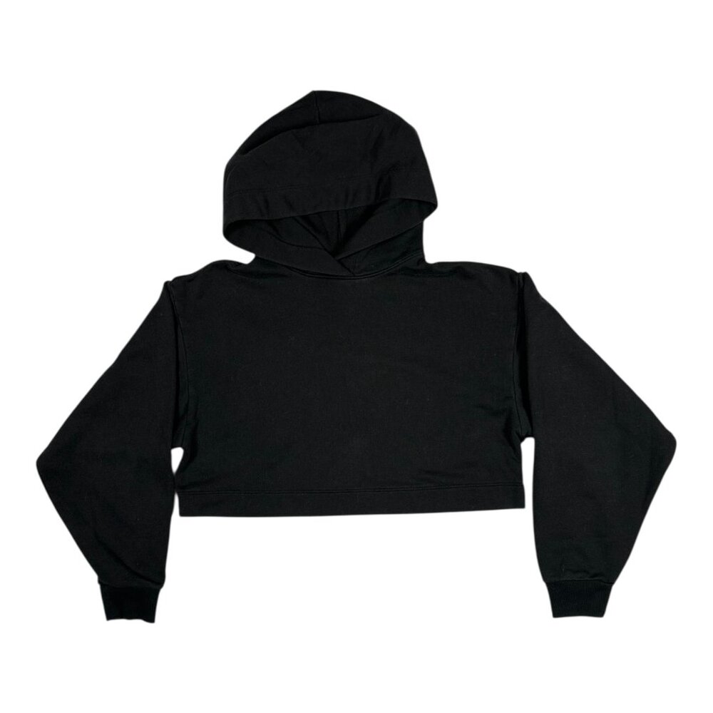 ALO Yoga Black Cropped Hoodie